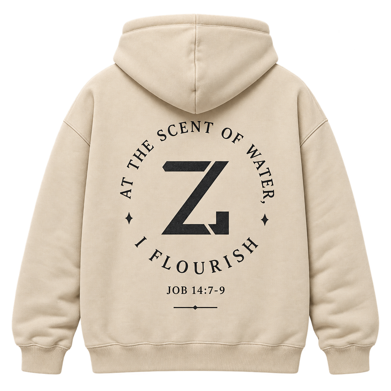 Flourishing · Cream — Back