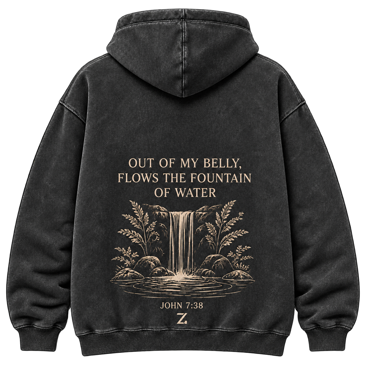 Fountain · Charcoal — Back