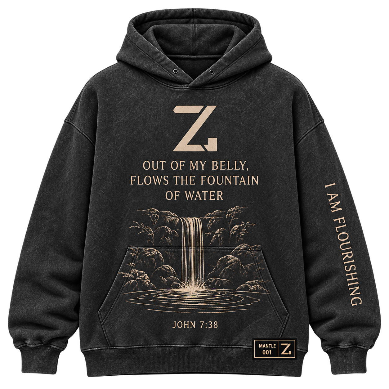 Fountain · Charcoal — Front