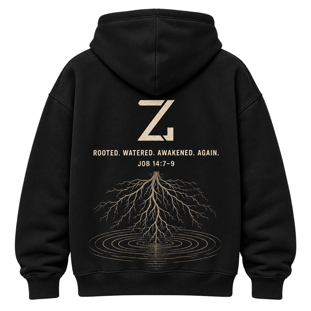 There Is Hope Hoodie · Black — Back