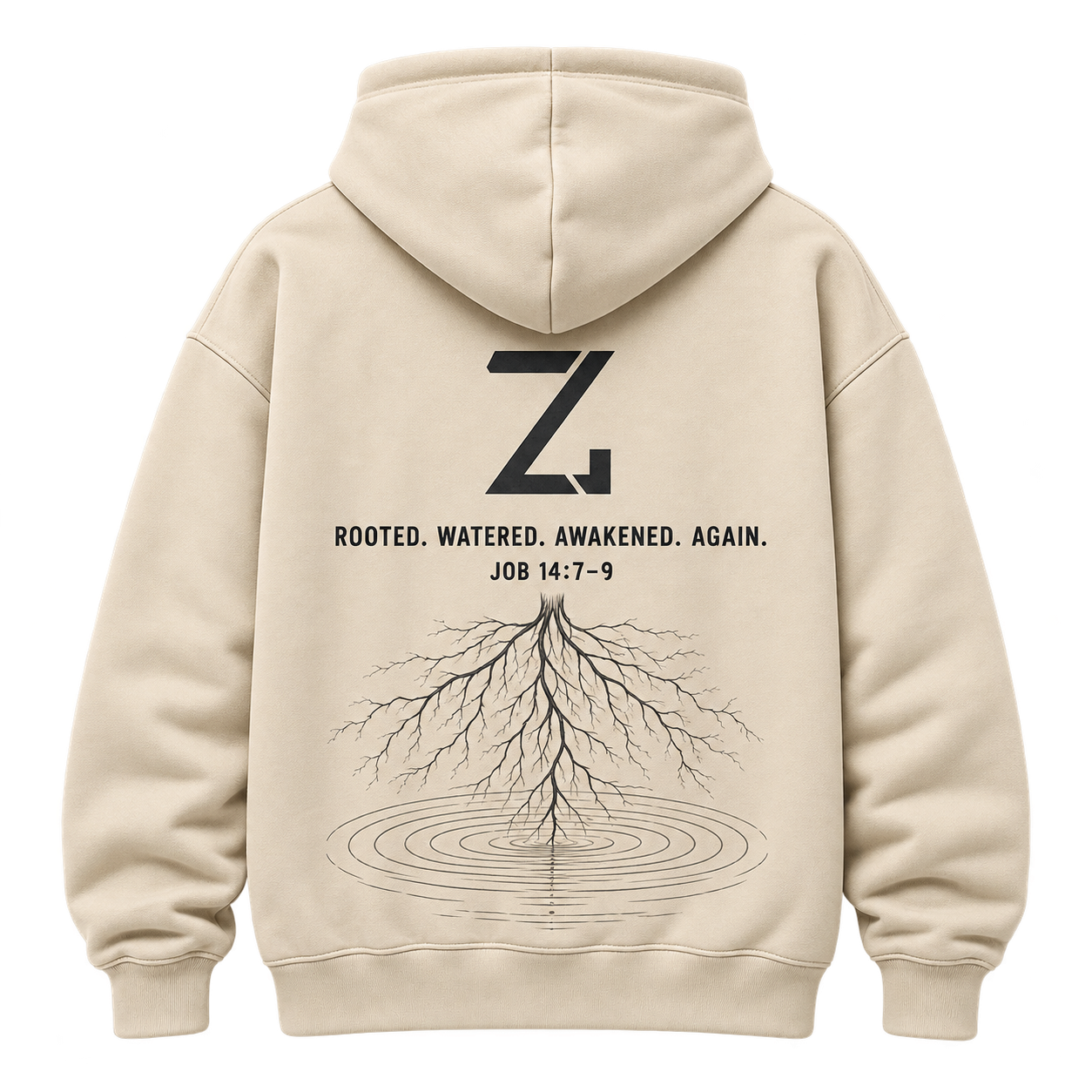 There Is Hope Hoodie · Cream — Back